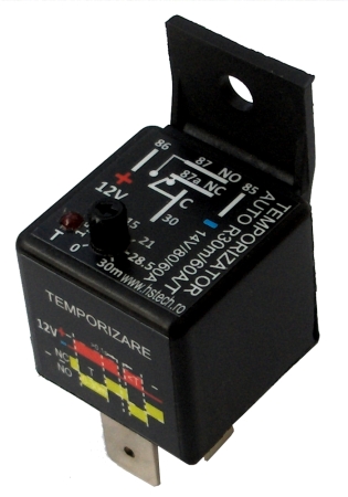 Releu temporizator auto, 12V/60A Image