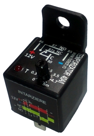 Releu temporizator auto cu intarziere, 12V/40A Image