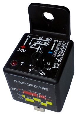 Releu temporizator auto, 24V/40A Image